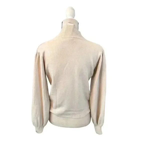 Philosophy Cream Mock Neck Knit Sweater Size Large NWT - Picture 3 of 7